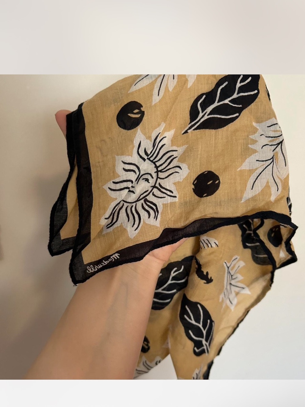 Madewell  Sun Celestial Print Scarf